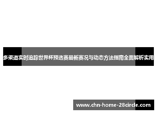 多渠道实时追踪世界杯预选赛最新赛况与动态方法指南全面解析实用
